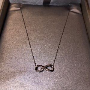 White gold Infiniti necklace (Zales) - brand new, never worn